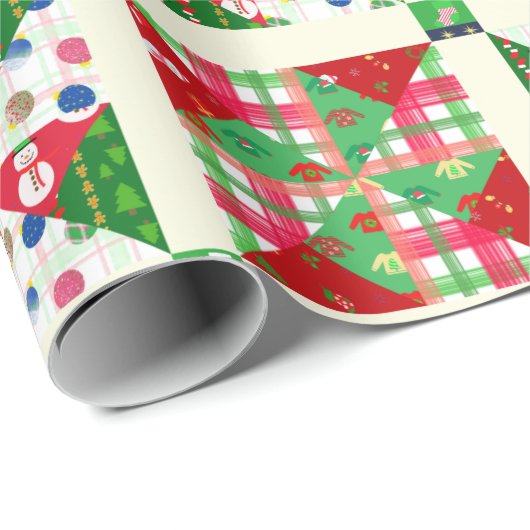 Weihnachtslied Geschenkpapier (Rolleneckpunkt)