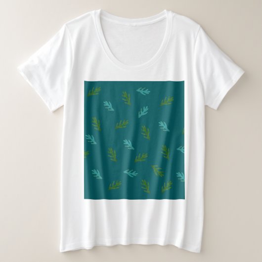 Weihnachtslied Große Größe T-Shirt (Design vorne)