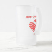 Weihnachtslied Große Mattierte Tasse (VorderseiteRechts)