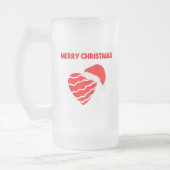 Weihnachtslied Große Mattierte Tasse (Links)