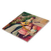 Weihnachtslied, Lithograph von 1888, Fliese (Seite)