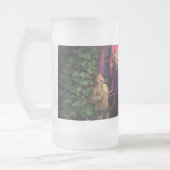 Weihnachtslied Mattglas Bierglas (Links)