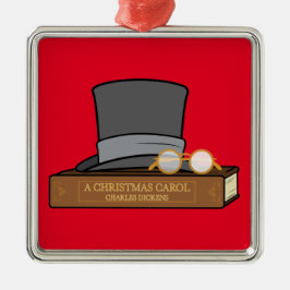 Weihnachtslied mit Top Hat Keramik Ornament