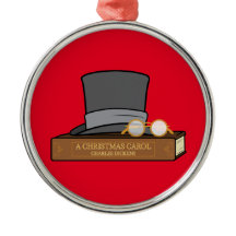 Weihnachtslied mit Top Hat Keramik Ornament