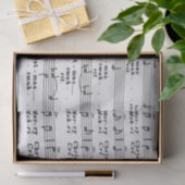 Weihnachtslied-Noten Seidenpapier (Geschenk)