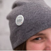 Weihnachtslied Noten Vögel und Stechpalme Button