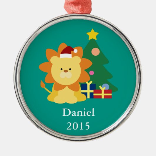 Weihnachtslied Ornament Aus Metall (Vorne)