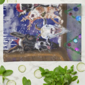 Weihnachtslied - Party Geschirrtuch (Gefaltet)