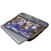Weihnachtslied - Party Laptopschutzhülle (Vorne Knopf)