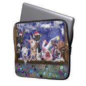 Weihnachtslied - Party Laptopschutzhülle (Vorderseite Links)
