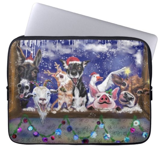 Weihnachtslied - Party Laptopschutzhülle (Vorderseite)