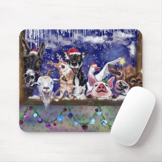 Weihnachtslied - Party Mousepad (Mit Mouse)