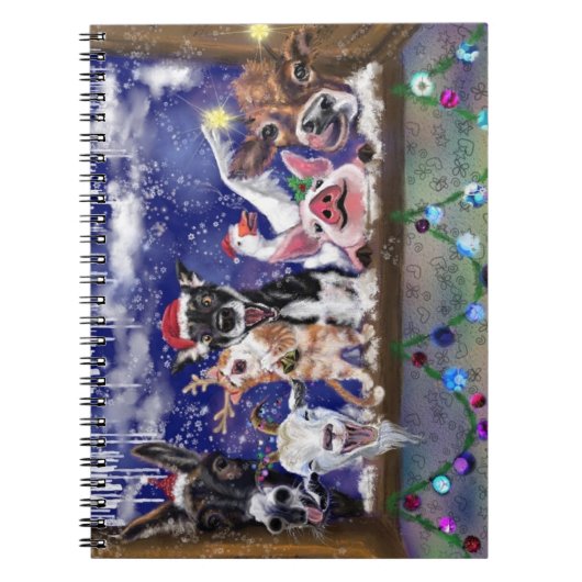 Weihnachtslied - Party Notizblock (Vorderseite)