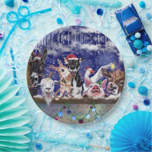 Weihnachtslied - Party Pappteller (Party)