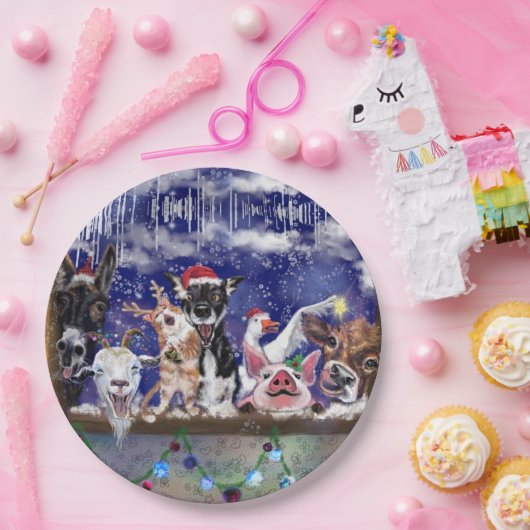 Weihnachtslied - Party Pappteller (Party)