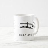Weihnachtslied Personal Chor Kaffeetasse (VorderseiteRechts)