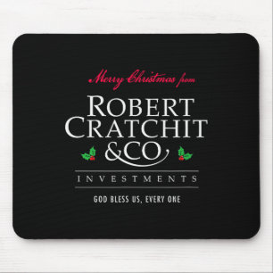 Weihnachtslied Robert Bob Cratchit Ebenezer Scroo Mousepad