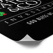 Weihnachtslied Robert Bob Cratchit Ebenezer Scroo Poster (Ecke)