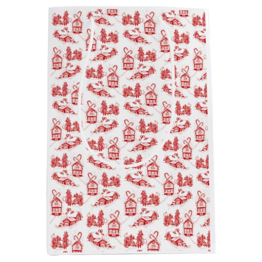 Weihnachtslied | rot mittlere geschenktüte (Vorderseite)