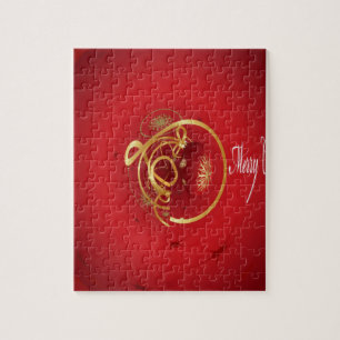 Weihnachtslied Roter Weihnachten Habt einen Gesegn Puzzle