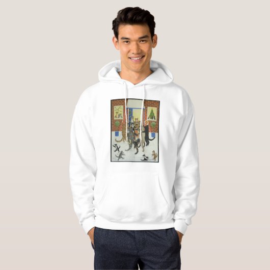 Weihnachtsliede Hoodie (Vorne ganz)