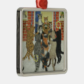 Weihnachtsliede Silbernes Ornament (Rechts)