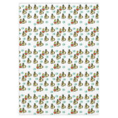Weihnachtslieder, Ananas-Bäume Tischdecke (Vorderseite)