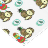 Weihnachtslieder, Ananas-Bäume Tischdecke (Schrägansicht)