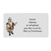 Weihnachtslieder auf seiner Gitarre (Vorne)