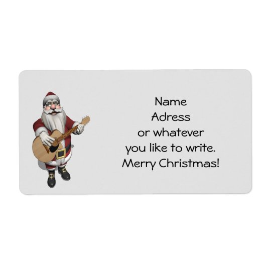 Weihnachtslieder auf seiner Gitarre (Vorne)