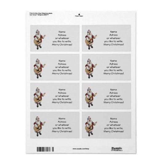 Weihnachtslieder auf seiner Gitarre (Vorne)