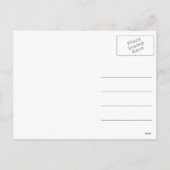 Weihnachtslieder auf seiner Gitarre Feiertagspostkarte (Rückseite)