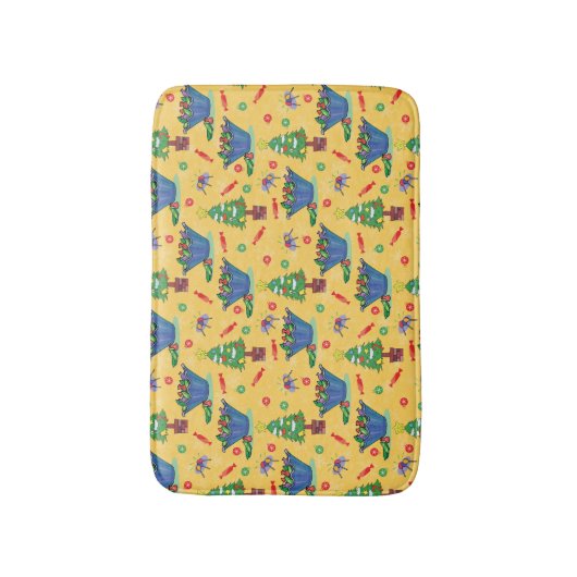 Weihnachtslieder Badematte (Vorderseite Vertikal)