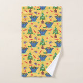 Weihnachtslieder Badhandtuch Set (Handtuch)