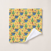 Weihnachtslieder Badhandtuch Set (Waschlappen)