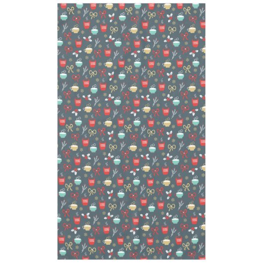 Weihnachtslieder, Bogen und Mistleton Tischdecke (Vorderseite)