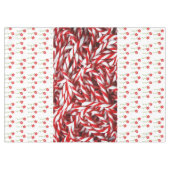 Weihnachtslieder, Candy Cane Tablecloth Tischdecke (Vorderseite (Horizontal))