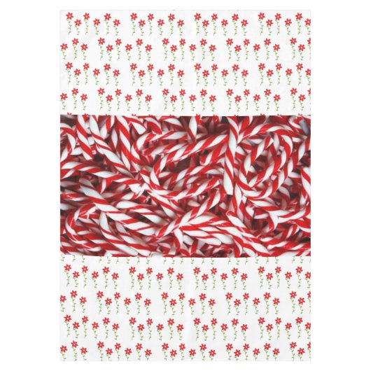 Weihnachtslieder, Candy Cane Tablecloth Tischdecke (Vorderseite)