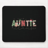 Weihnachtslieder Claus Xmas Pajamas Tante Announce Mousepad (Vorne)
