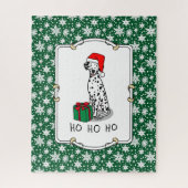 Weihnachtslieder Dalmatiner Hund (schwarz 1) Niedl Puzzle (Vertikal)