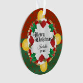 Weihnachtslieder| DIREKT Ornament (Vorderseite)