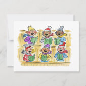 Weihnachtslieder Einladung (Vorderseite)