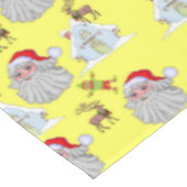 Weihnachtslieder, Elf, Weihnachtsmann, Rentier Tischdecke (Schrägansicht)