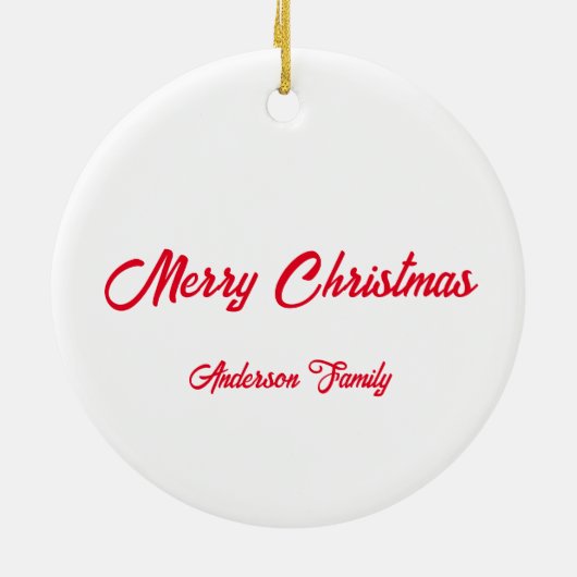 Weihnachtslieder Erste Weihnachtsdekoration Keramik Ornament (Hinten)