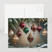 Weihnachtslieder, Evergreen Feiertagspostkarte (Vorne/Hinten)