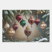 Weihnachtslieder, Evergreen Geschenkpapier Set (Vorderseite)