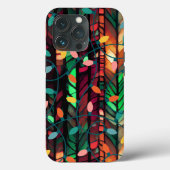 Weihnachtslieder farbenfrohe Glühbirnen Case-Mate iPhone Hülle (Rückseite)