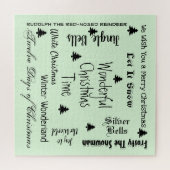 Weihnachtslieder Feiertag Schwieriges Puzzle (Horizontal)