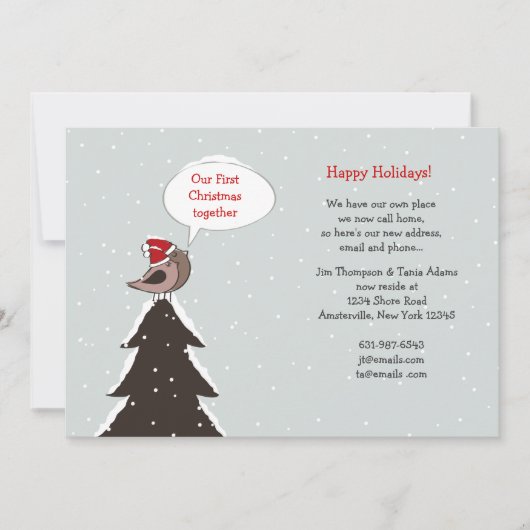 Weihnachtslieder Feiertage Ankündigung (Vorderseite)