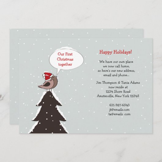 Weihnachtslieder Feiertage Ankündigung (Vorne/Hinten)